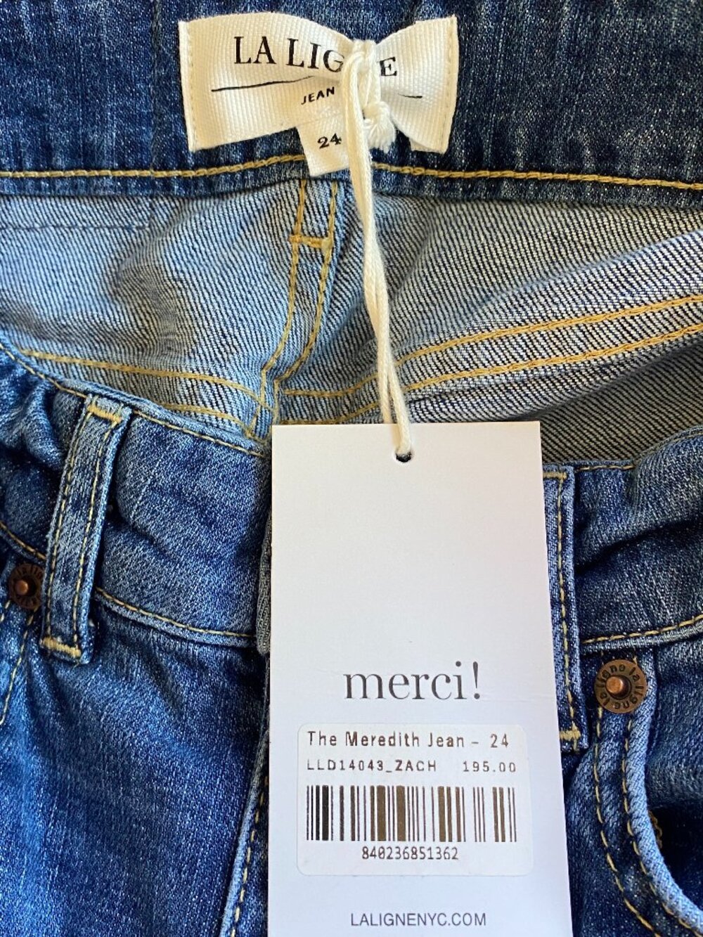 NWT Meredith High-Rise Cropped Flare Jean - 24 - Picture 10 of 12